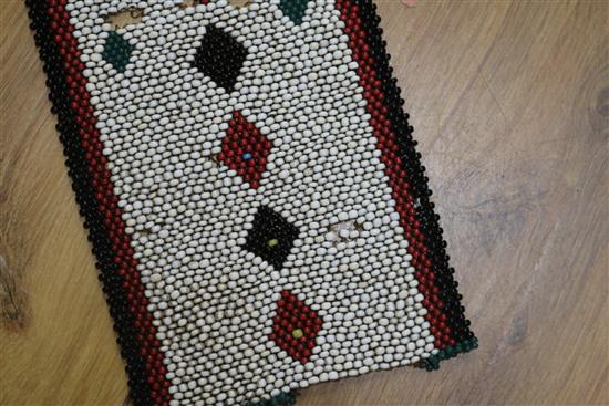 A collection of Zulu beadwork,